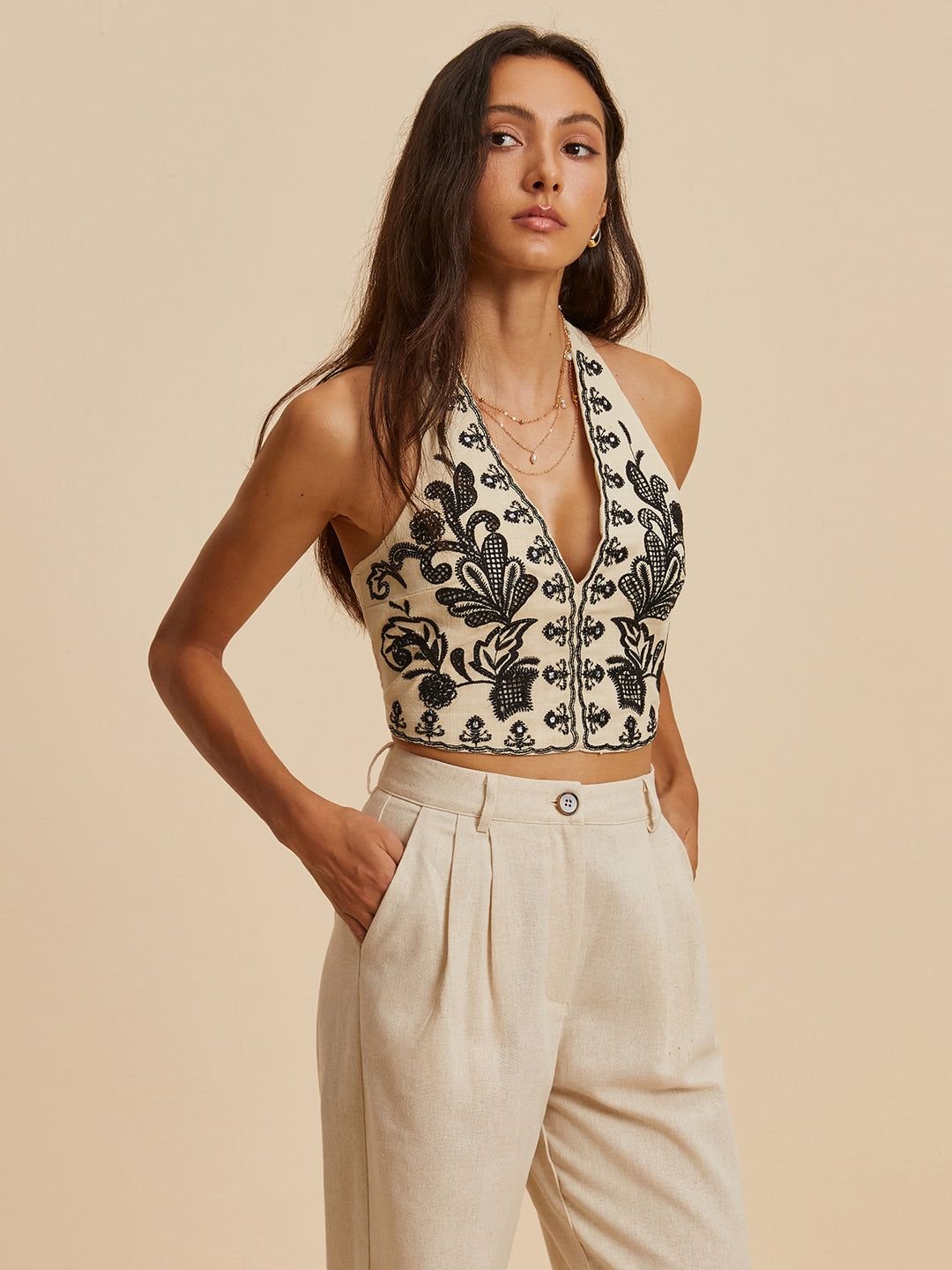 Sleeveless Blouse